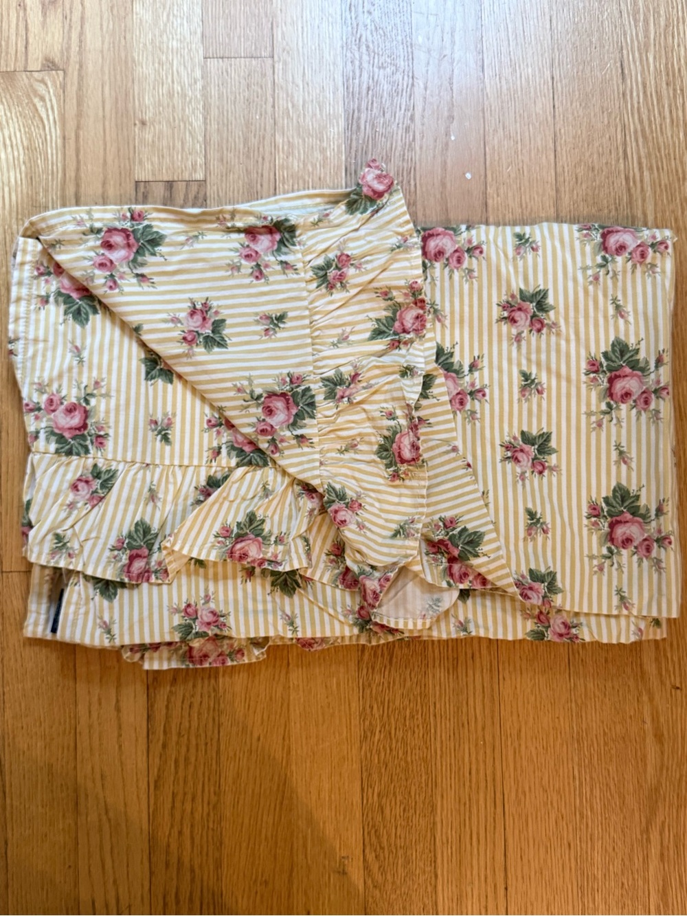 Ralph Lauren Home VINTAGE Sophie Brooke flat sheet FULL